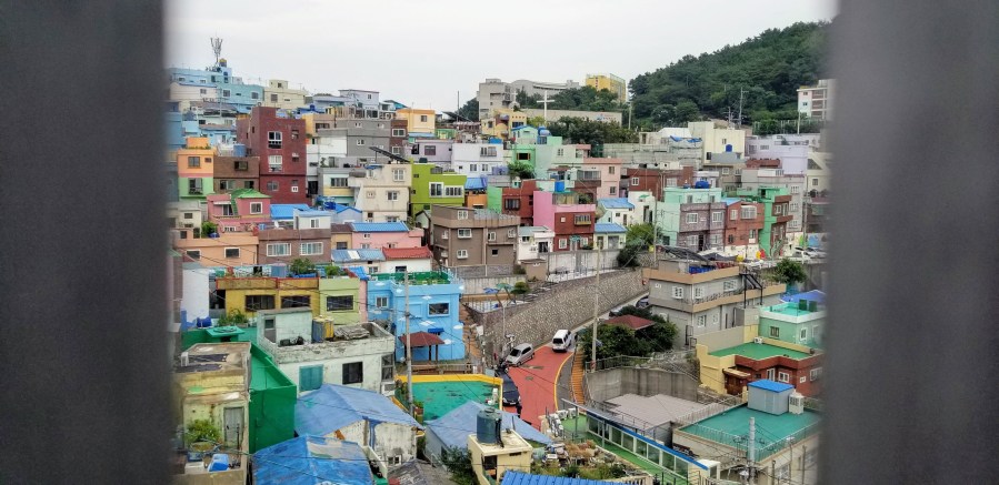 View from the Gamcheon Cultural Village Wooden Structure